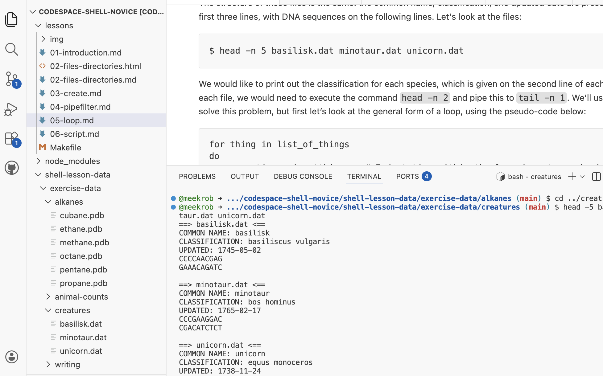 Instructional projects and resources